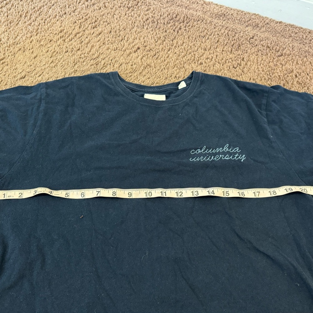 Original League Columbia University Women’s Cropped  T-Shirt Tee Blue XL - Picture 3 of 8